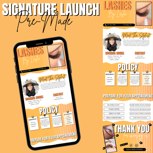 Signature Launch Orange Love - Acuity Template