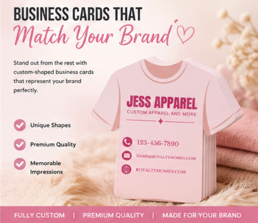 Custom Die-Cut Cards