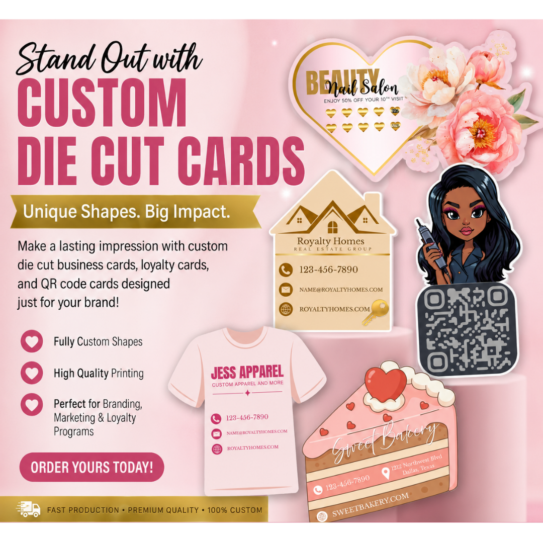 Custom Die-Cut Cards