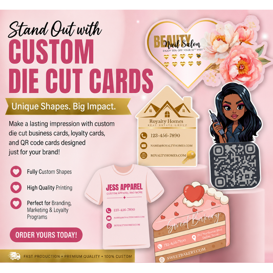 Custom Die-Cut Cards